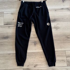 Darc Sport Black Joggers with White Details